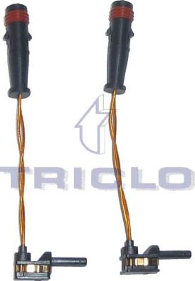 Triclo 881943 - Contact d'avertissement, usure des plaquettes de frein cwaw.fr