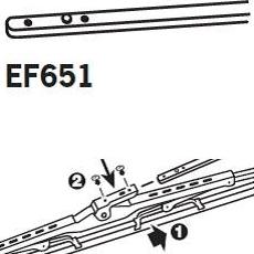 Trico EF651 - Balai d'essuie-glace cwaw.fr