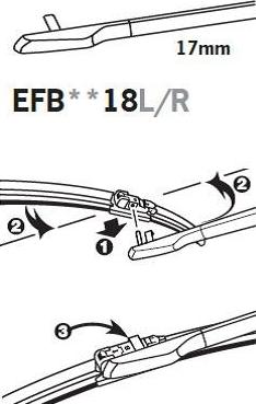 Trico EFB6518R - Balai d'essuie-glace cwaw.fr