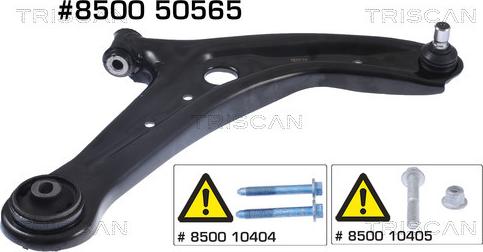 Triscan 8500 50565 - Bras de liaison, suspension de roue cwaw.fr