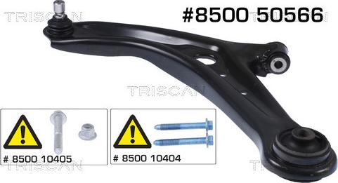 Triscan 8500 50566 - Bras de liaison, suspension de roue cwaw.fr