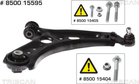 Triscan 8500 15595 - Bras de liaison, suspension de roue cwaw.fr