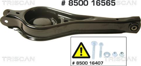 Triscan 8500 16565 - Bras de liaison, suspension de roue cwaw.fr