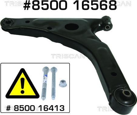 Triscan 8500 16568 - Bras de liaison, suspension de roue cwaw.fr