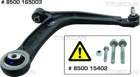 Triscan 8500 165003 - Bras de liaison, suspension de roue cwaw.fr