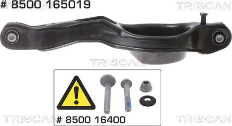 Triscan 8500 165019 - Bras de liaison, suspension de roue cwaw.fr