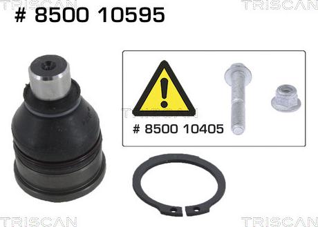 Triscan 8500 10595 - Rotule de suspension cwaw.fr