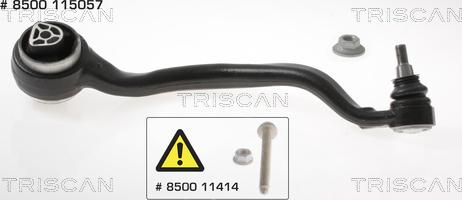 Triscan 8500 115057 - Bras de liaison, suspension de roue cwaw.fr