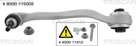 Triscan 8500 115002 - Bras de liaison, suspension de roue cwaw.fr