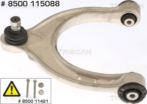 Triscan 8500 115088 - Bras de liaison, suspension de roue cwaw.fr