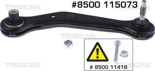 Triscan 8500 115073 - Bras de liaison, suspension de roue cwaw.fr