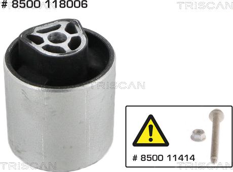 Triscan 8500 118006 - Suspension, bras de liaison cwaw.fr