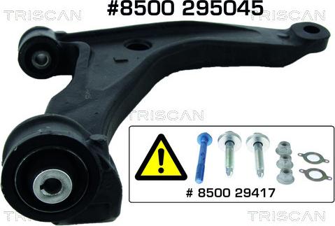 Triscan 8500 295045 - Bras de liaison, suspension de roue cwaw.fr