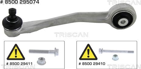 Triscan 8500 295074 - Bras de liaison, suspension de roue cwaw.fr