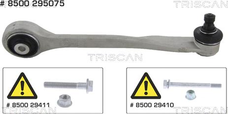 Triscan 8500 295075 - Bras de liaison, suspension de roue cwaw.fr