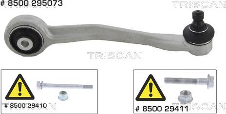 Triscan 8500 295073 - Bras de liaison, suspension de roue cwaw.fr