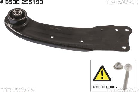 Triscan 8500 295190 - Bras de liaison, suspension de roue cwaw.fr