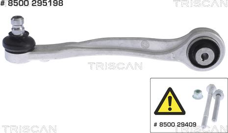 Triscan 8500 295198 - Bras de liaison, suspension de roue cwaw.fr