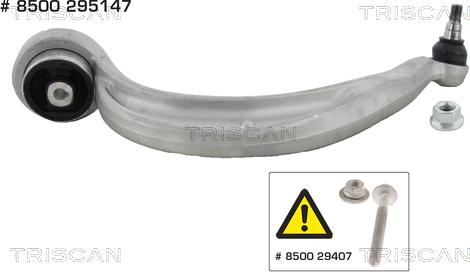 Triscan 8500 295147 - Bras de liaison, suspension de roue cwaw.fr