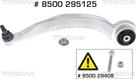 Triscan 8500 295125 - Bras de liaison, suspension de roue cwaw.fr