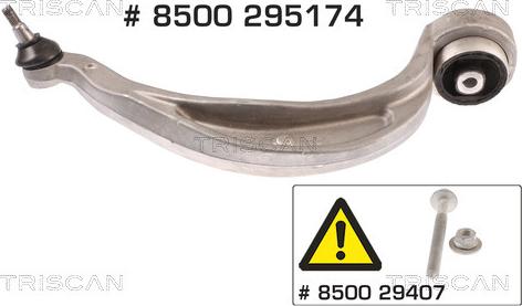 Triscan 8500 295174 - Bras de liaison, suspension de roue cwaw.fr