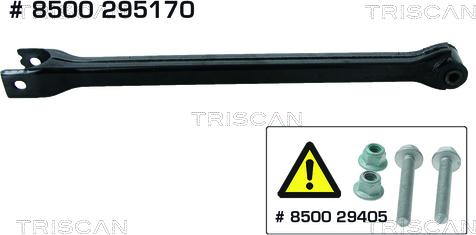 Triscan 8500 295170 - Bras de liaison, suspension de roue cwaw.fr