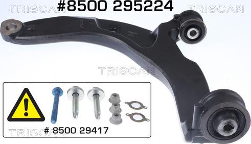 Triscan 8500 295224 - Bras de liaison, suspension de roue cwaw.fr