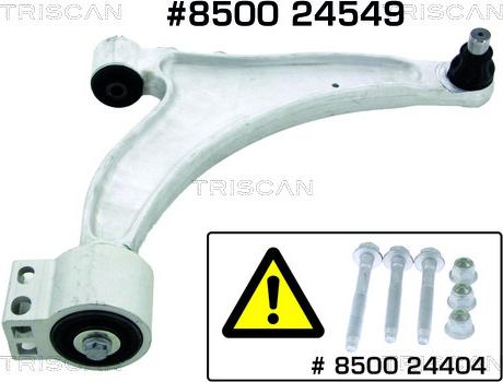 Triscan 8500 24549 - Bras de liaison, suspension de roue cwaw.fr