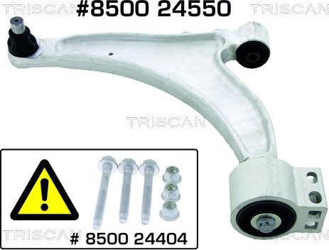 Triscan 8500 24550 - Bras de liaison, suspension de roue cwaw.fr