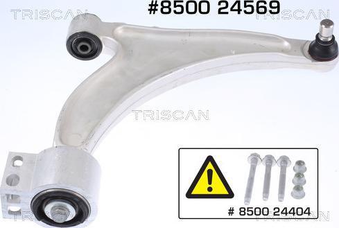 Triscan 8500 24569 - Bras de liaison, suspension de roue cwaw.fr