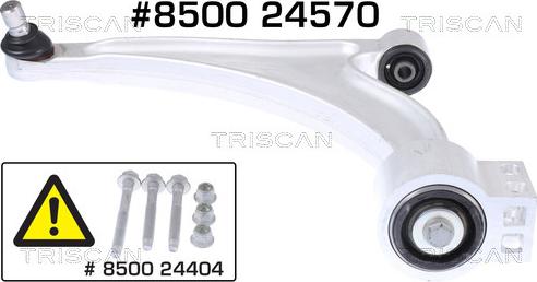 Triscan 8500 24570 - Bras de liaison, suspension de roue cwaw.fr