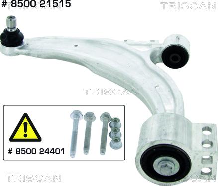 Triscan 8500 21515 - Bras de liaison, suspension de roue cwaw.fr