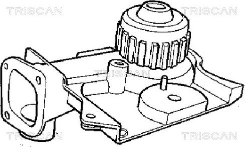 Triscan 8600 50855 - Pompe à eau cwaw.fr