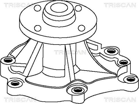 Triscan 8600 14992 - Pompe à eau cwaw.fr