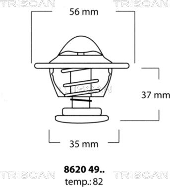 Triscan 8620 4982 - Thermostat d'eau cwaw.fr