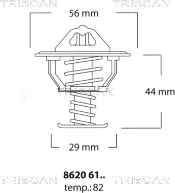 Triscan 8620 6182 - Thermostat d'eau cwaw.fr