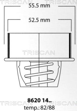 Triscan 8620 1482 - Thermostat d'eau cwaw.fr