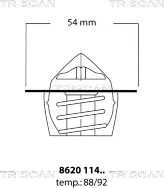 Triscan 8620 11492 - Thermostat d'eau cwaw.fr