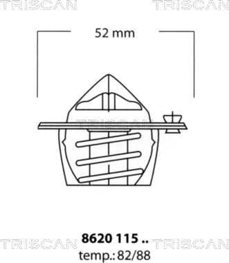 Triscan 8620 11588 - Thermostat d'eau cwaw.fr