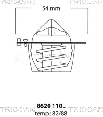 Triscan 8620 11082 - Thermostat d'eau cwaw.fr