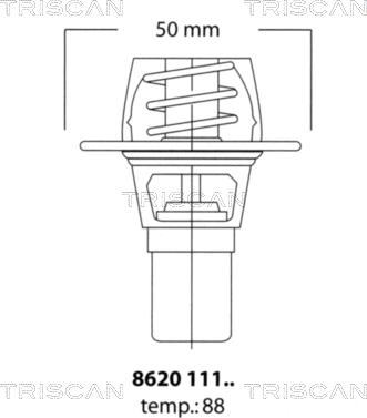 Triscan 8620 11191 - Thermostat d'eau cwaw.fr