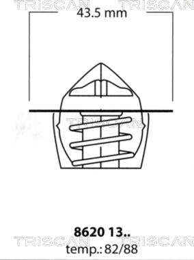 Triscan 8620 1388 - Thermostat d'eau cwaw.fr