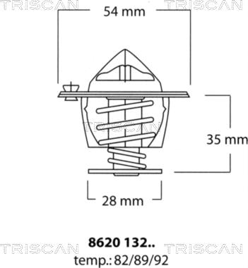 Triscan 8620 13289 - Thermostat d'eau cwaw.fr