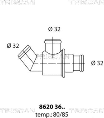 Triscan 8620 3685 - Thermostat d'eau cwaw.fr