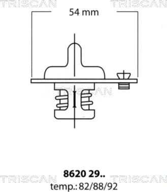 Triscan 8620 2992 - Thermostat d'eau cwaw.fr