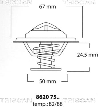 Triscan 8620 7588 - Thermostat d'eau cwaw.fr