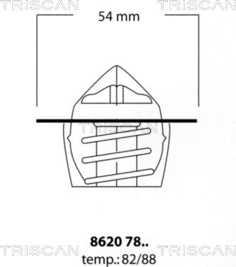 Triscan 8620 7882 - Thermostat d'eau cwaw.fr