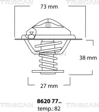 Triscan 8620 7782 - Thermostat d'eau cwaw.fr