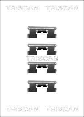 Triscan 8105 401438 - Kit d'accessoires, plaquette de frein à disque cwaw.fr