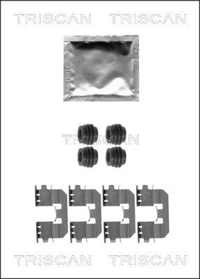 Triscan 8105 401619 - Kit d'accessoires, plaquette de frein à disque cwaw.fr